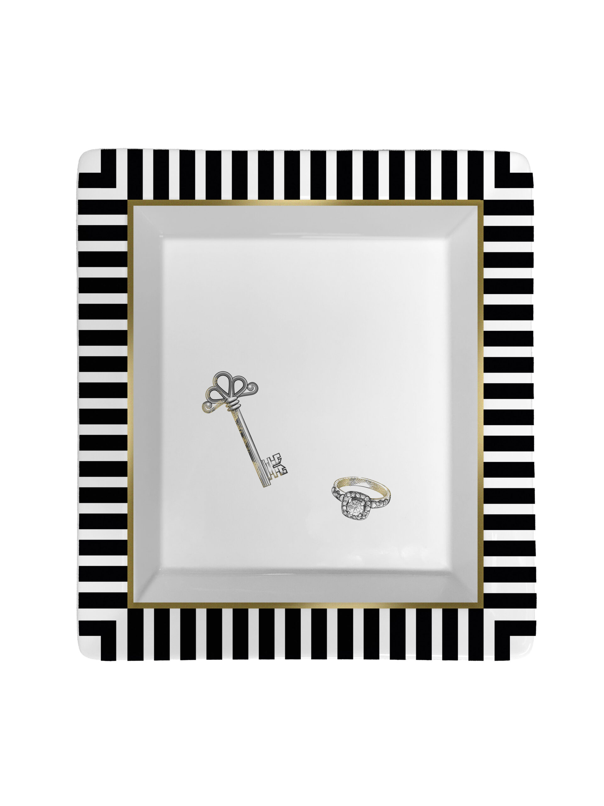 Schale_Vide Poche_Black&White_Schmuck